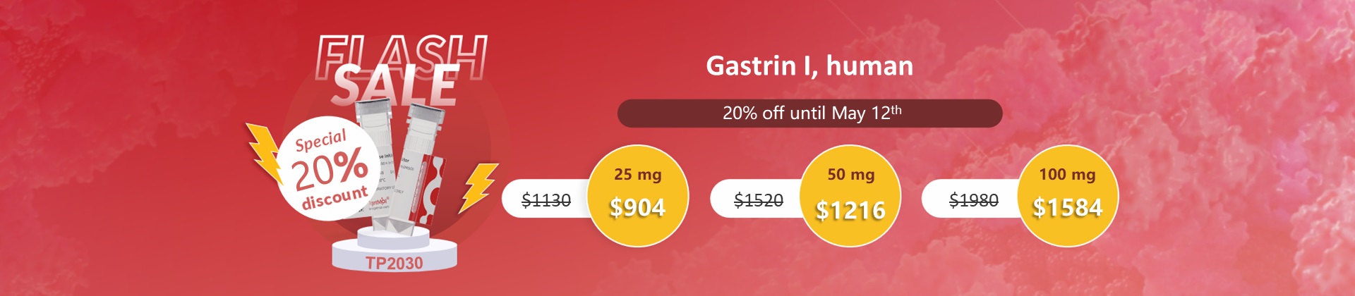 Gastrin I, human 80% discount